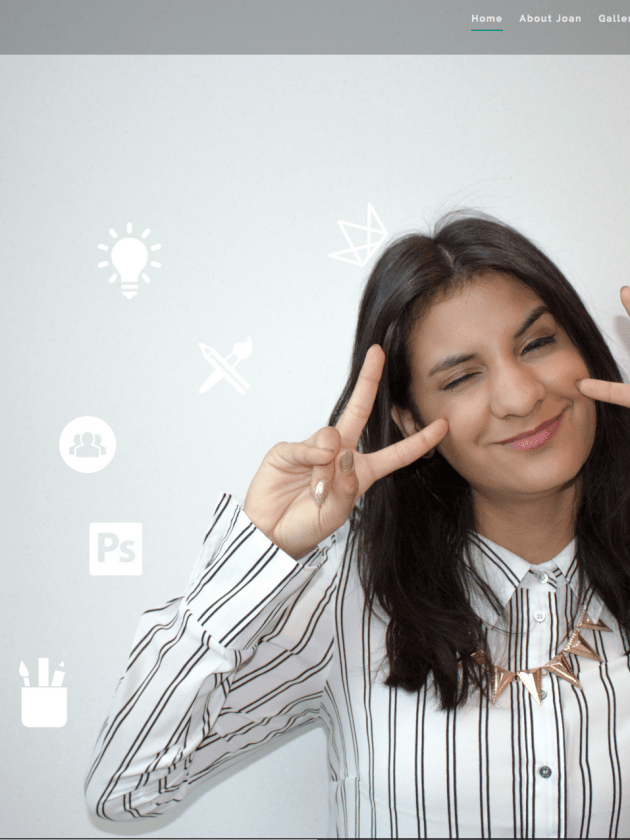 Joan Mena 2016 WordPress, CSS, HTML & Photoshop